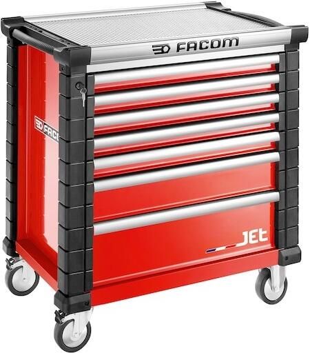 Facom Jet Gereedschapswagen 7 Laden M4 Rood JET.7M4A - Foto 2