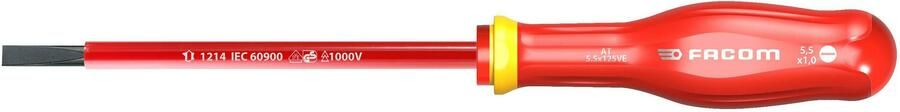 Facom Schroevendraaier Protwist Sleuf 12X250 Geïsoleerd 1000V AT12X250VE