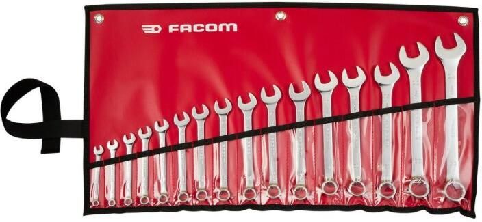 Facom start set ringsteeksleutels 40b etui 16-delig 40B.JV16PB