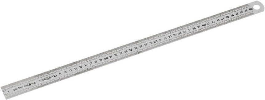 Facom halfstijve rvs-linialen lang model enkelzijdig 1500 mm