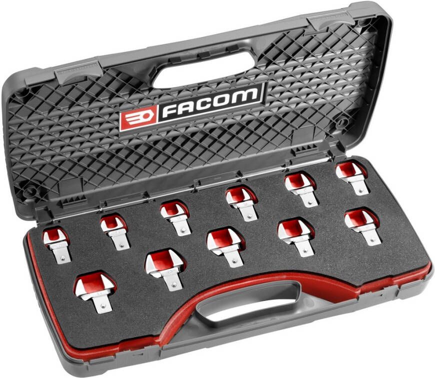 Facom koffer met metrische opzetsteeksleutels 14 x18 mm