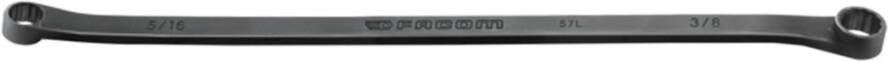 Facom lange verdiepte ringsleutels 15° gebogen 1 4x5 16 57L.1 4x5 16