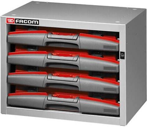 Facom Matrix lage kast | met 4 uitneembare boxen | F50000003