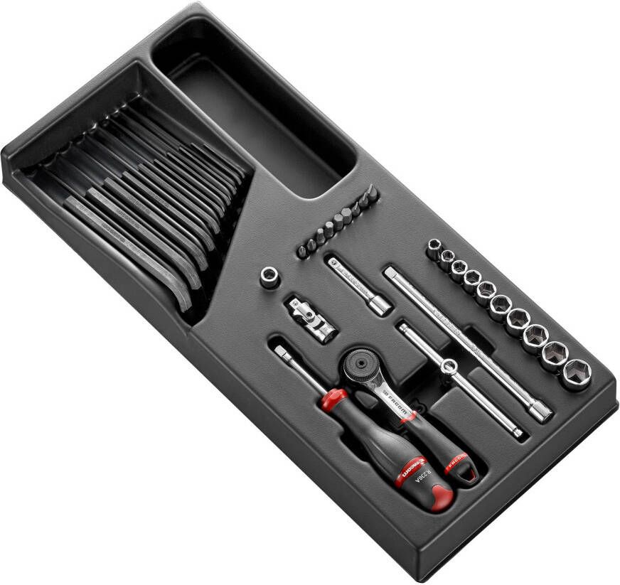 Facom Module 6-kant Metrische Doppen | 1 4" 36 Stuks R.161B MOD.R161-26PB