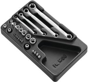 Facom module van doppen sleutels en bits torx