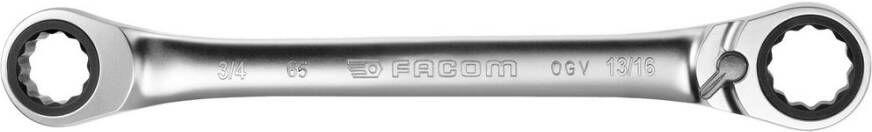 Facom ringratelsleutel 15° 1 2x9 16 65.1 2X9 16