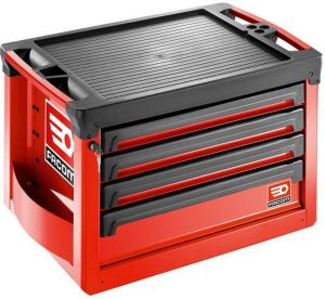 Facom Roll Gereedschapswagen 4 Laden M3 Laag Rood ROLL.CR4M3A