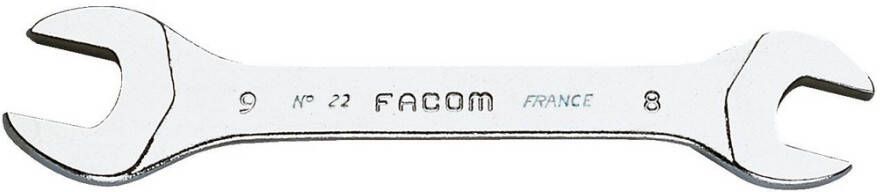 Facom steeksleutel 15° gebogen metrisch 6x7 mm 22.6X7