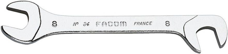 Facom steeksleutel micromechanica bek 15° en 75° gebogen 10 mm 34.10
