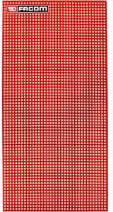 Facom wandbord rood 444 x 888 mm