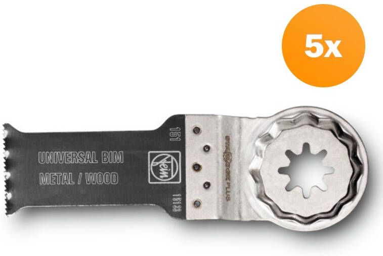 Fein 63502151230 E-Cut Universal zaagblad (5st) | SLP | 60 x 28 mm 63502151230