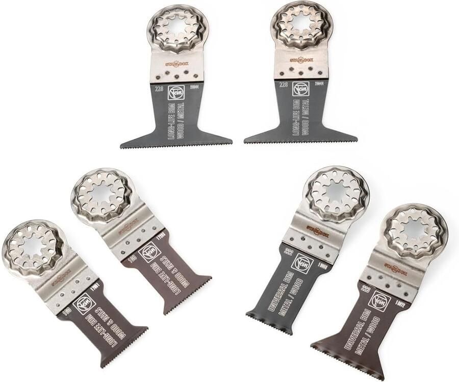 Fein Best of E-Cut | Starlock | Wood & Metal | Zaagbladenset | 6-delig 35222967010