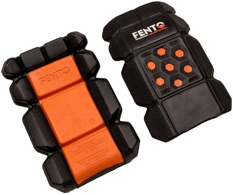 Fento Pocket Been Kniebeschermer M2 034 | Zwart | Oranje 902586