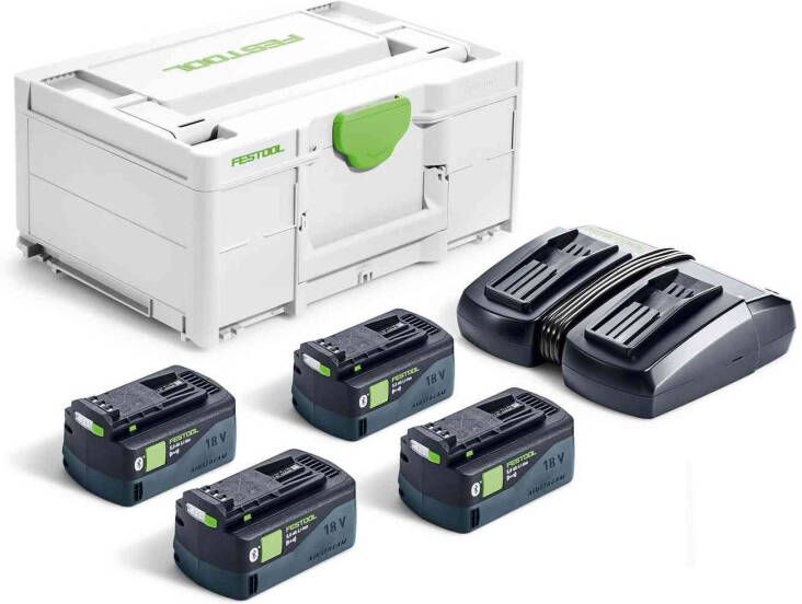 Festool Accessoires Energie-set SYS 18V 4x5 0 TCL 6 DUO 577709