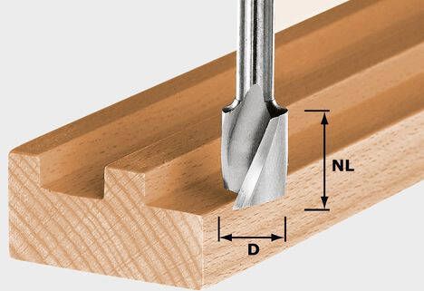 Festool Accessoires HS Spi S8 D10 30 Spiraalgroeffrees | 490946