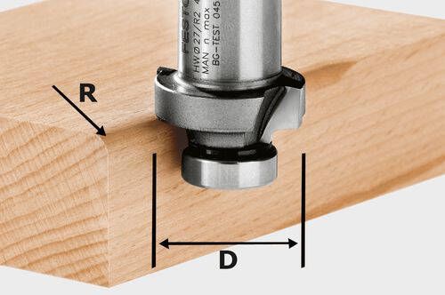 Festool Accessoires HW R4-OFK 500 Afrondfrees HW | 490094