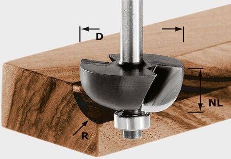 Festool Accessoires HW S8 D25 5 R6 35 KL Holprofielfrees | 491018