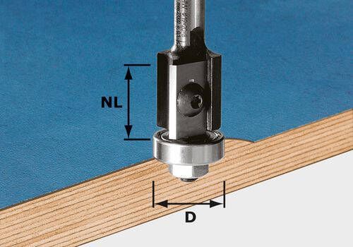 Festool Accessoires kantenfrees HW schacht 8 mm HW S8 D19 20WM Z2 | 491082