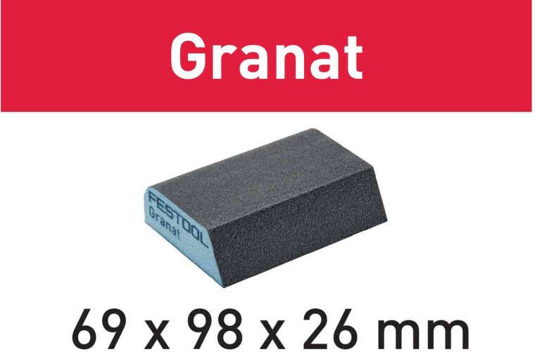 Festool Accessoires Schuurblok Granat | 69x98x26 | 120 CO GR 6 201084