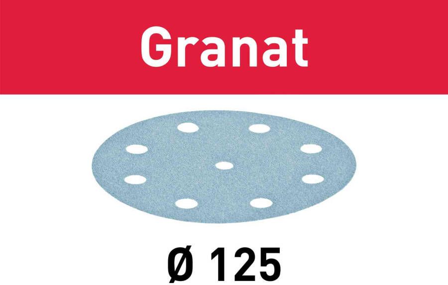 Festool Accessoires Schuurschijf Granat | STF D125 8 | P320 | GR 10 497150