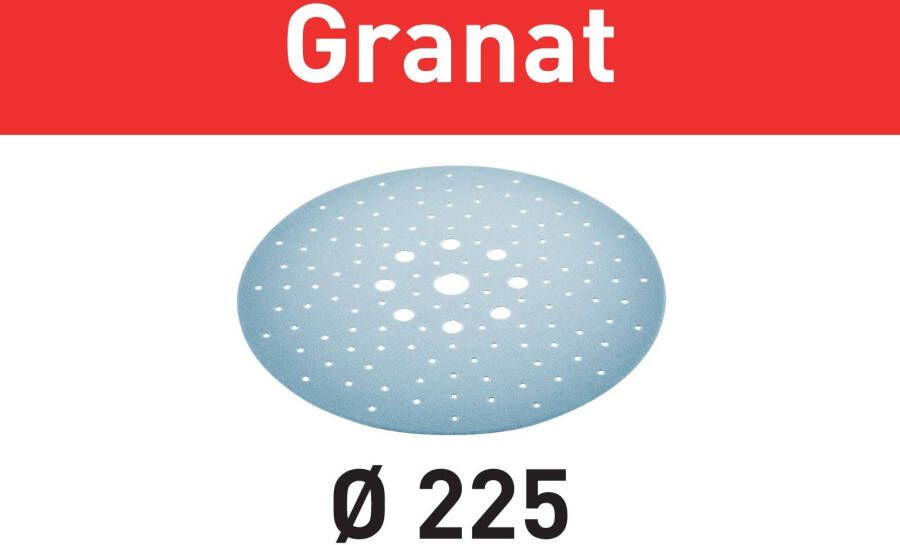 Festool Accessoires Schuurschijf Granat | STF D225 128 | P80 | GR 25 205655