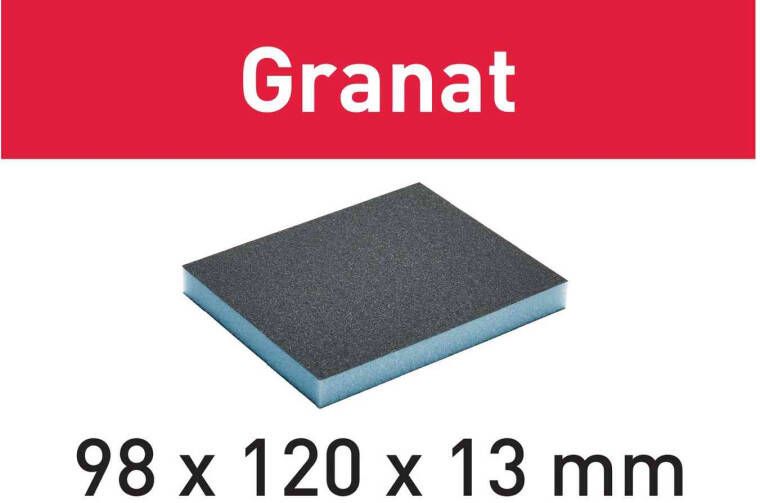 Festool Accessoires Schuurspons Granat | 98x120x13 | 120 GR 6 201113
