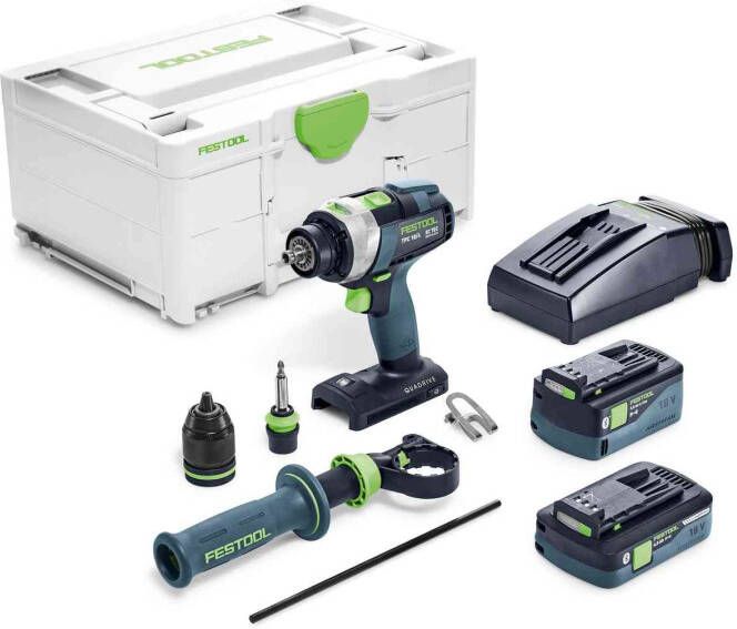 Festool Accu-klopboormachines TPC 18 4 5 0 4 0 I-Plus QUADRIVE 577651