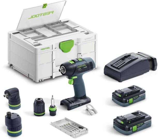 Festool Accu-schroefboormachine T 18+3 HPC 4 0 I-Set 577609