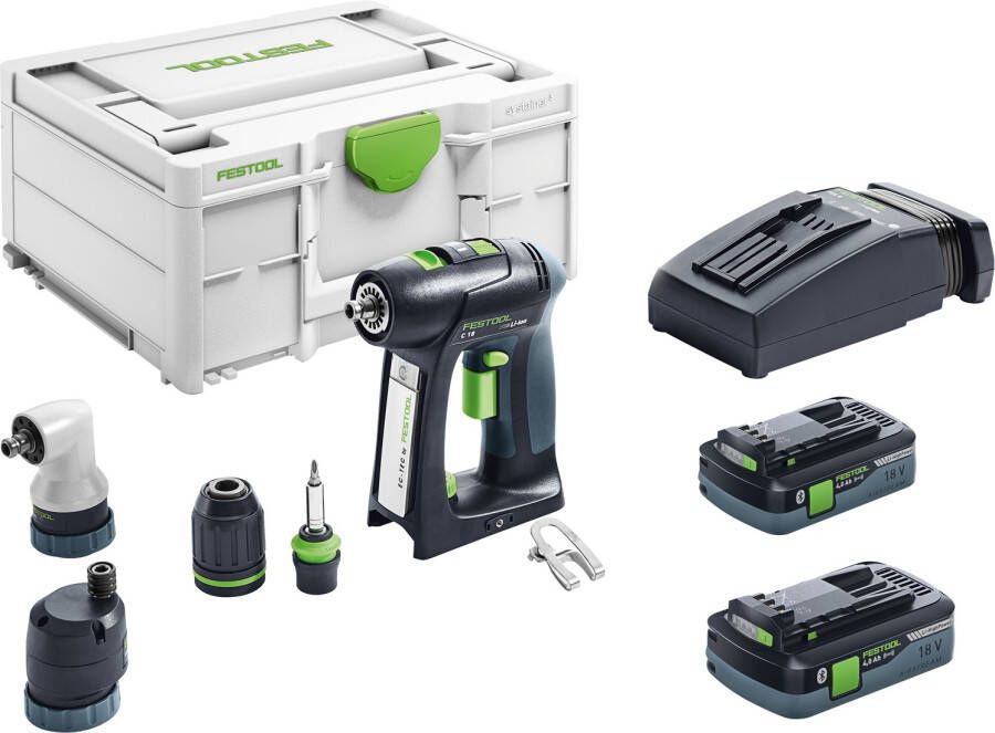 Festool C 18 HPC 4 0 I-SET Accu-schroefboormachine 576442