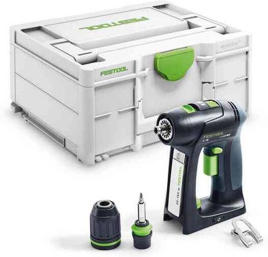 Festool C 18 Li-Basic Accuschroefboormachine | zonder accu&apos;s en lader 576434