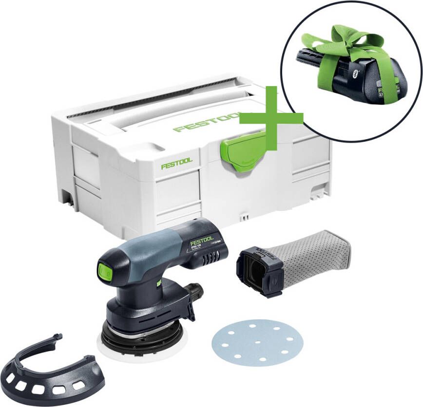 Festool ETSC 125 Li-Basic Accu-excenterschuurmachine | + 3.0 Ah accu 577030