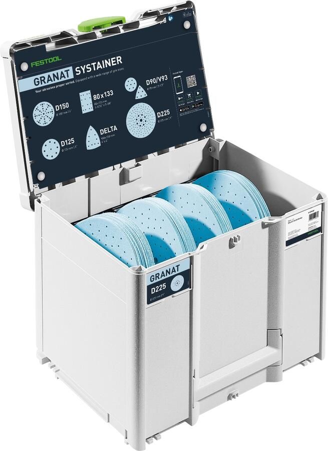 Festool Granat D225 GR SYS Schuurmateriaal-Systainer³ 578281