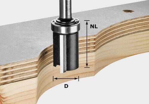 Festool HW S8 D19 NL25 Kantenfrees | 491028