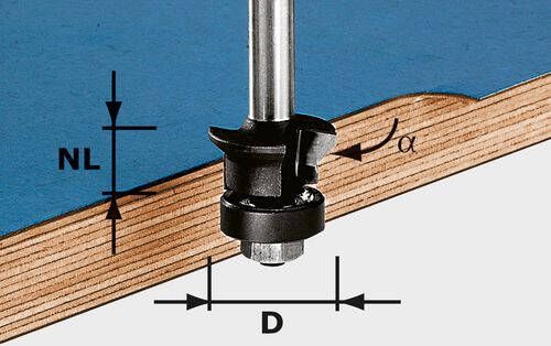 Festool Accessoires HW S8 D24 0° +45° Fase-kantenfrees | 491026