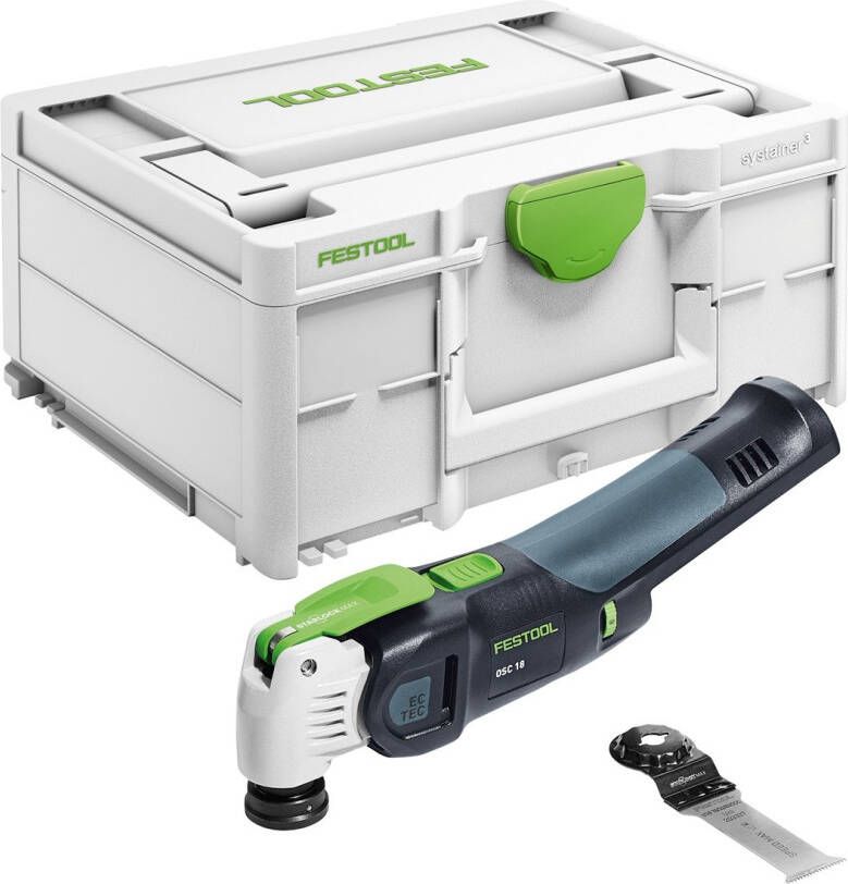 Festool OSC 18 Li E-Basic Oscillerende Accu Multitool VECTURO | zonder accu&apos;s en lader 576591