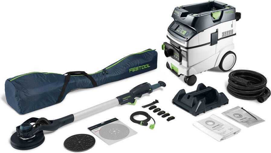 Festool PLANEX LHS 2-M 225 EQ CTM 36-Set Langnek-schuurmachine- en stofzuigerset | Professionele kwaliteit 578453