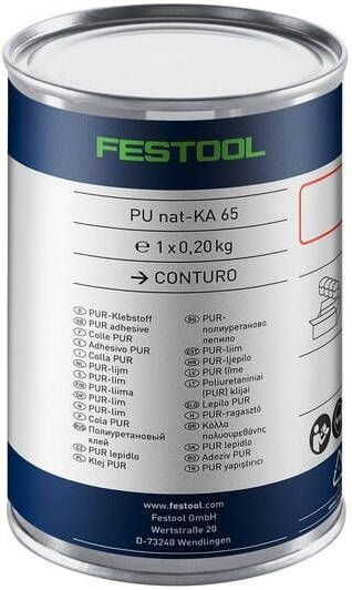Festool PU NAT-KA 65 4 PU-lijm naturel | Sterke hechting 578529