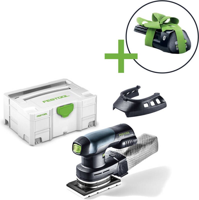 Festool RTSC 400 Li-Basic Accu-vlakschuurmachine | + 3.1Ah accu 577028