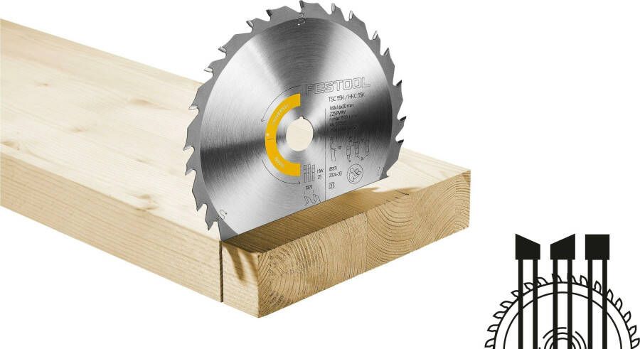 Festool Wood Universal HW 160x1 6x20 FWW25 Cirkelzaagblad 578585