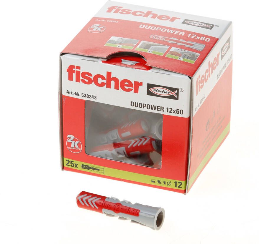 Fischer PLUG DUOPOWER 12X60 538253 25