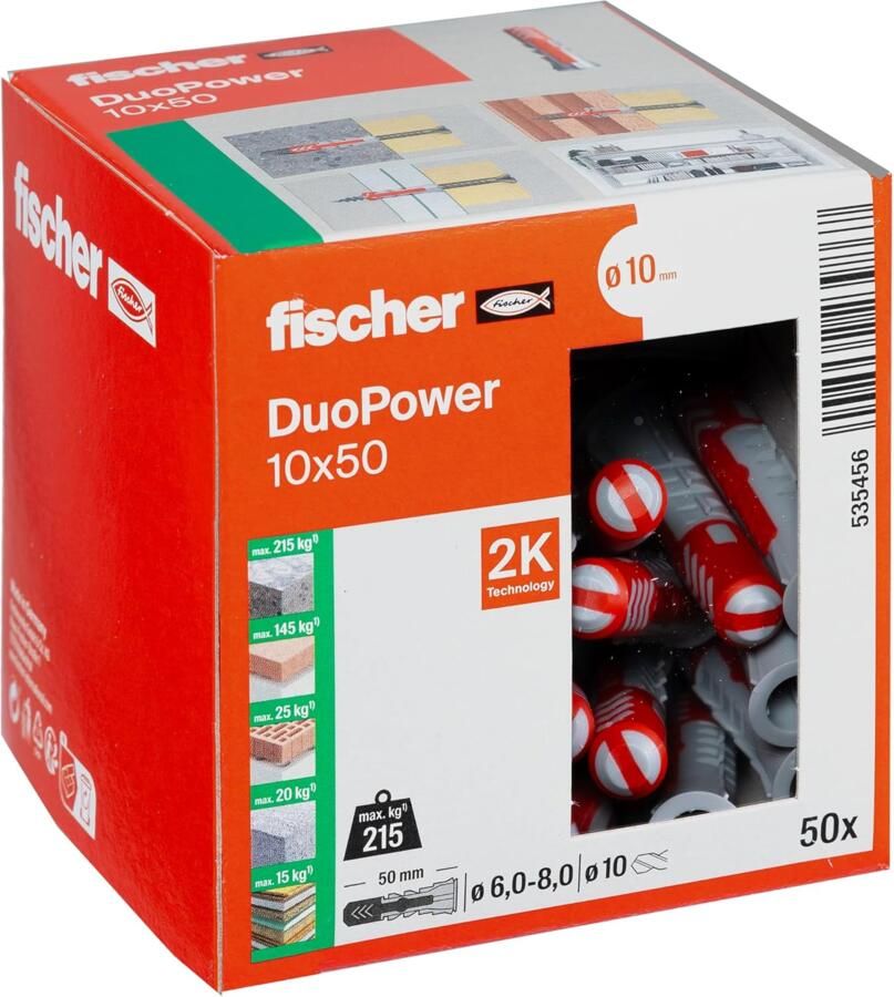 Fischer PLUG DUOPOWER10X50 535456 50