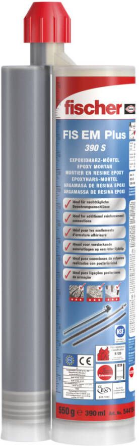 Fischer Injectiemortel | FIS EM Plus 390 S | 1 Stuk 544154