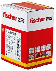 Fischer N 6X40 10 S NAGELPLUG (50) 50 St 50354