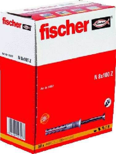 Fischer N 8X80 40 S NAGELPLUG (50) 50 St 50358