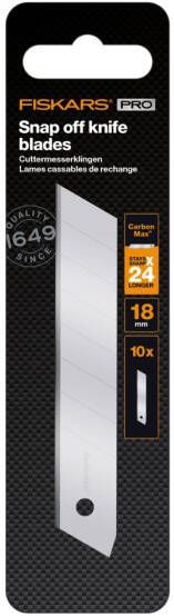 Fiskars CarbonMax Pro reserve afbreekmes | 18 mm | 10 stuks | 1048066