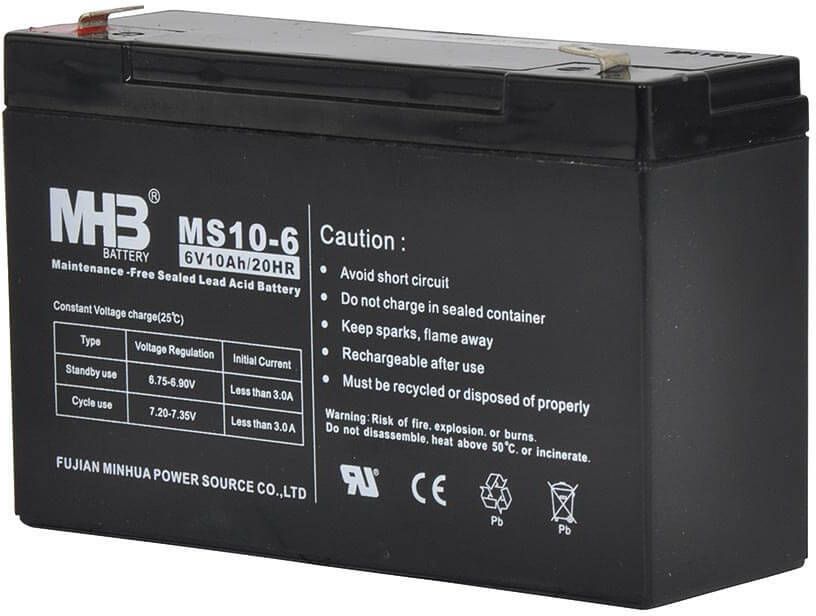 Gallagher Batterij 6V 10Ah voor S40 S40LE 000459
