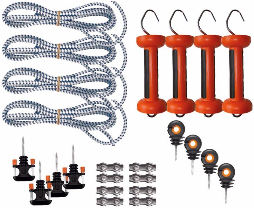 Gallagher Doorgangsset elastisch cord Multipak (4x 3 6m) 087440