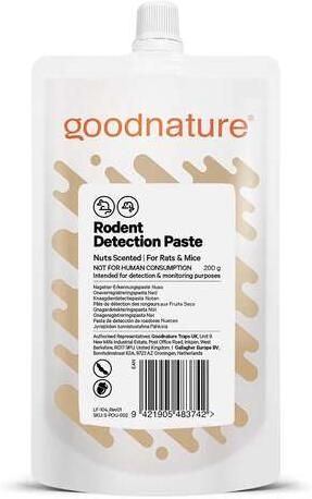 Gallagher Goodnature Knaagdierdetectiepasta Pindakaas | 200 g | Binnen en Buiten 483742