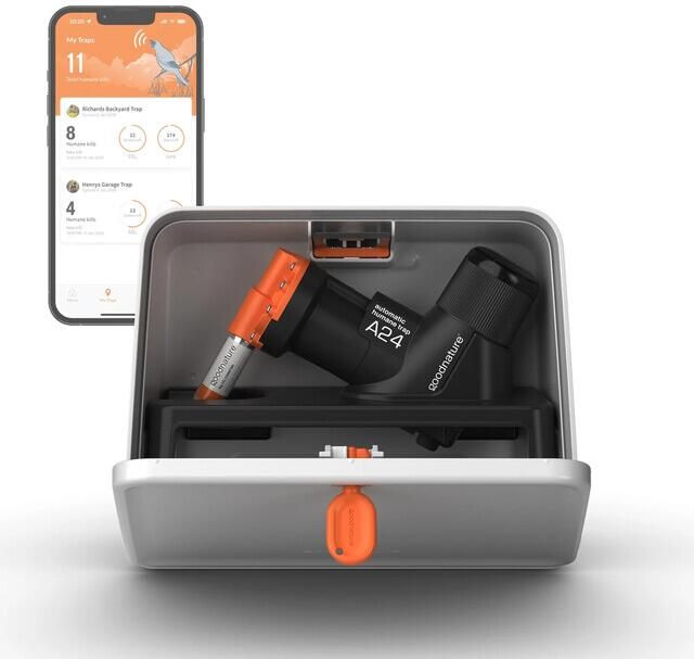 Gallagher Goodnature Ratten- en Muizenval A24 Professionele Kit | Automatisch Reset (24x) | Incl. Afsluitbare Veiligheidsbox 483568