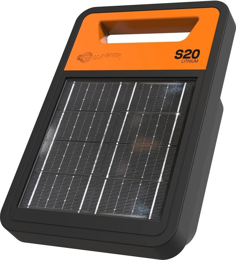 Gallagher S20Li Solar Schrikdraadapparaat incl. Li batterij 350318
